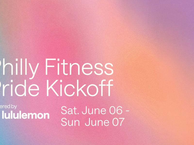 Philly Fitness Pride Kickoff Banner