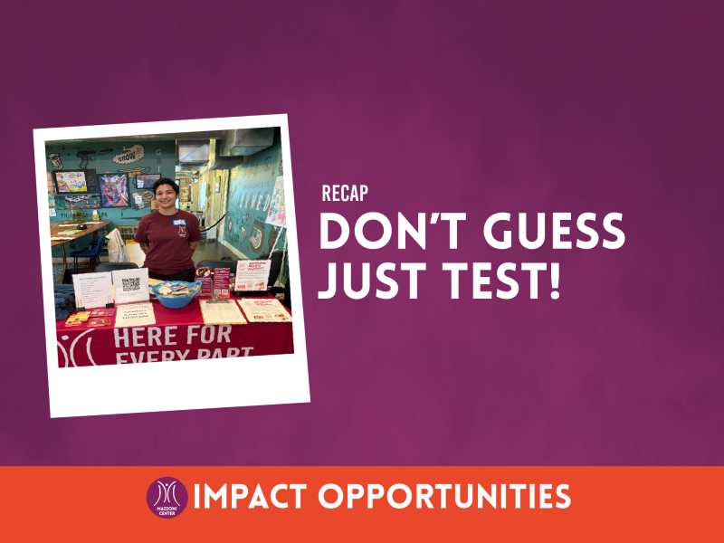 Don’t Guess Just Test Banner