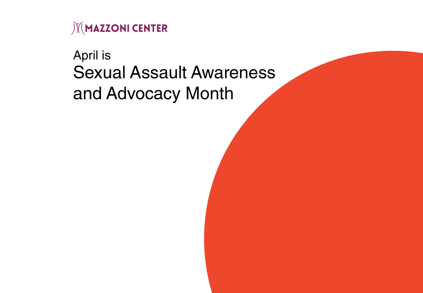 How To Support Survivors Sexual Assault Awareness And Advocacy Month Mazzoni Center 2912